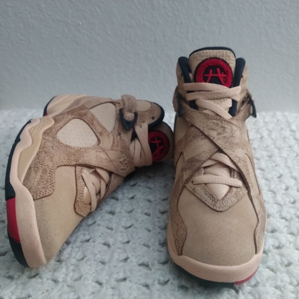 Air Jordan 8 x Rui Hachimura 'Black Samurai' men size 6.5